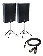 Hire DIY Party Pack – Sound Pack With Speaker Stands, in Wetherill Park, NSW