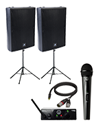 Hire PA System With Wireless Mic and Speaker Stand, in Wetherill Park, NSW