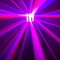 Hire Event Lighting Saber2 3-in-1 Disco Effects w/ Derby, UV & Strobe, in Beresfield, NSW