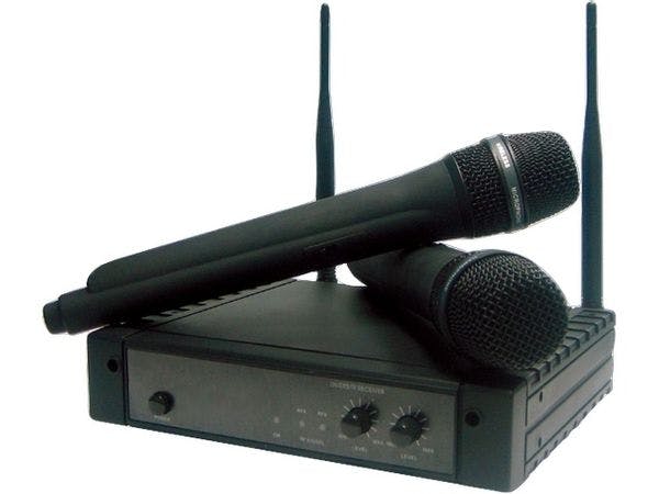 Hire DUAL WIRELESS MICROPHONE SYSTEM, in Alexandria, NSW