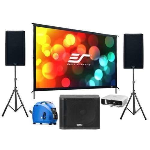 Hire Ultimate Outdoor Cinema Package, hire Projectors, near Marrickville