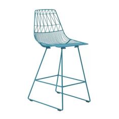 Hire Turquoise Wire Arrow Stool Hire, in Wetherill Park, NSW