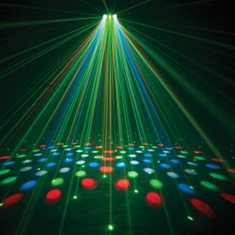 Hire American DJ Dual lense with laser, in Pyrmont, NSW