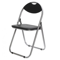Hire Black Padded Chair Hire, in Kensington, VIC