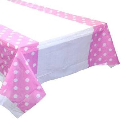 Hire Pink polka dot tablecloth for 1800mm Table, hire Miscellaneous, near Chullora