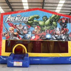 Hire THE AVENGERS JUMPING CASTLE WITH SLIDE, in Doonside, NSW