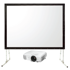 Hire Fast Fold Screen with Data Projector Hire (4.9 x 2.8m) 16x9, in Kensington, VIC