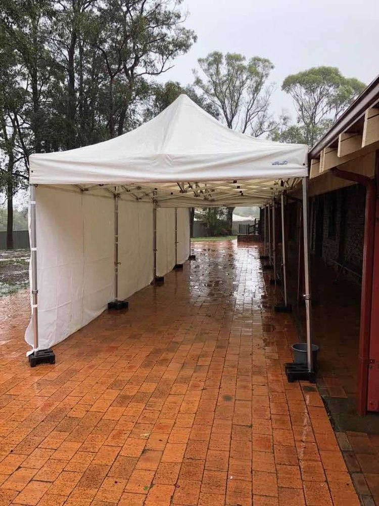 Hire 3x6m Pop Up Marquee Hire with White Roof And 3 Sides, hire Marquee, near Blacktown image 2
