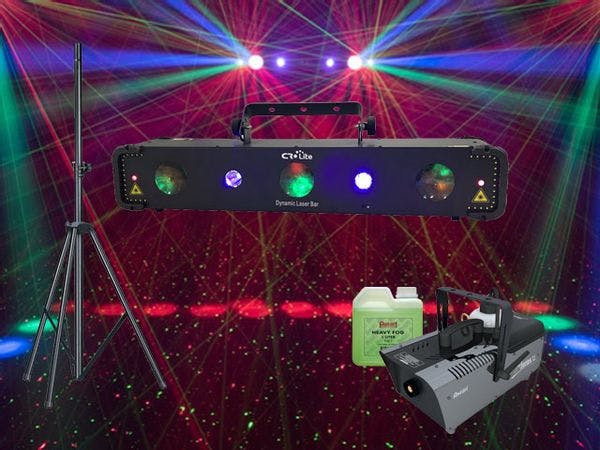 Hire LASER – DISCO PACK, in Alexandria, NSW