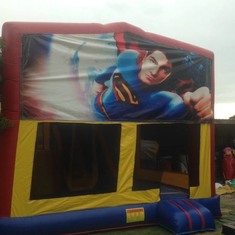 Hire SUPERMAN JUMPING CASTLE WITH SLIDE, in Doonside, NSW