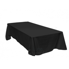 Hire Large Rectangle Black Tablecloths