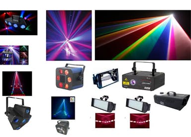 Hire Ultimate disco / club lighting  pack