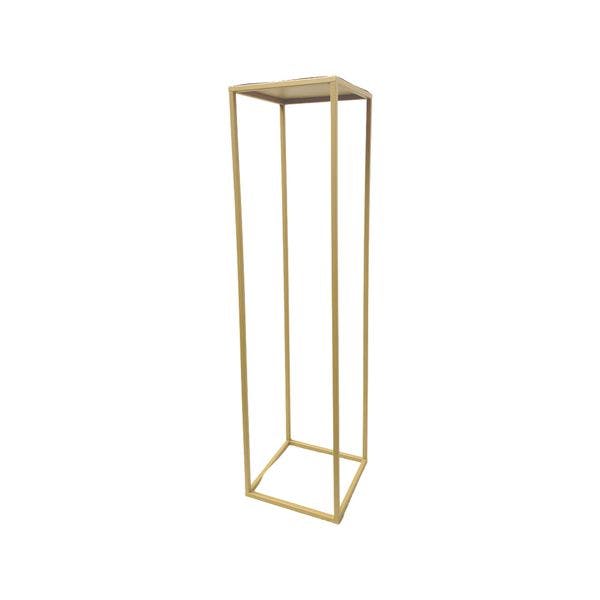 Hire FLORAL TABLE STAND MATTE GOLD, in Brookvale, NSW