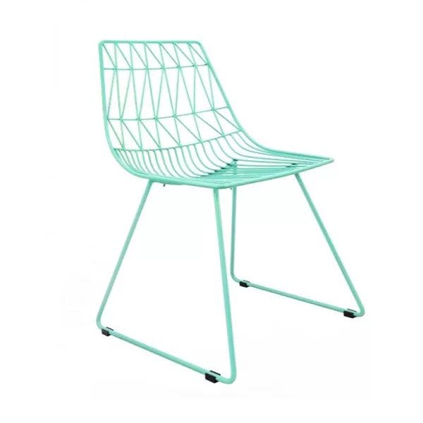 Hire Turquoise Blue Wire Chair Hire, in Blacktown, NSW