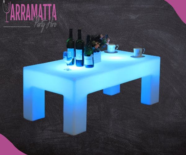 Hire LED Tea Table, in Chester Hill, NSW
