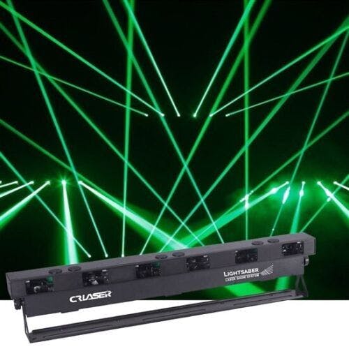 Hire CR LM-6 RGB Laser Bar w/ 6 Fat Beam Lasers (6W), in Marrickville, NSW