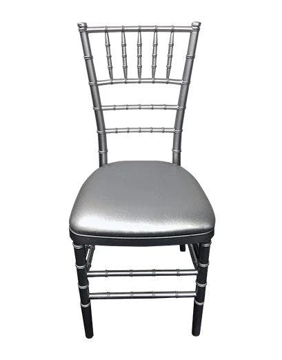 Hire Silver Tiffany Chair with Silver Cushion Hire, hire Chairs, near Wetherill Park