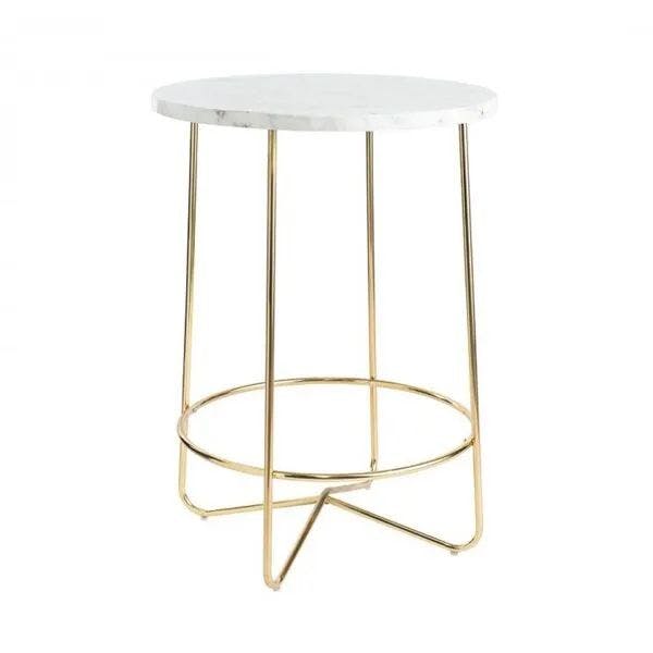 Hire Gold Wire Arrow Table with Marble Top Hire, hire Tables, near Blacktown