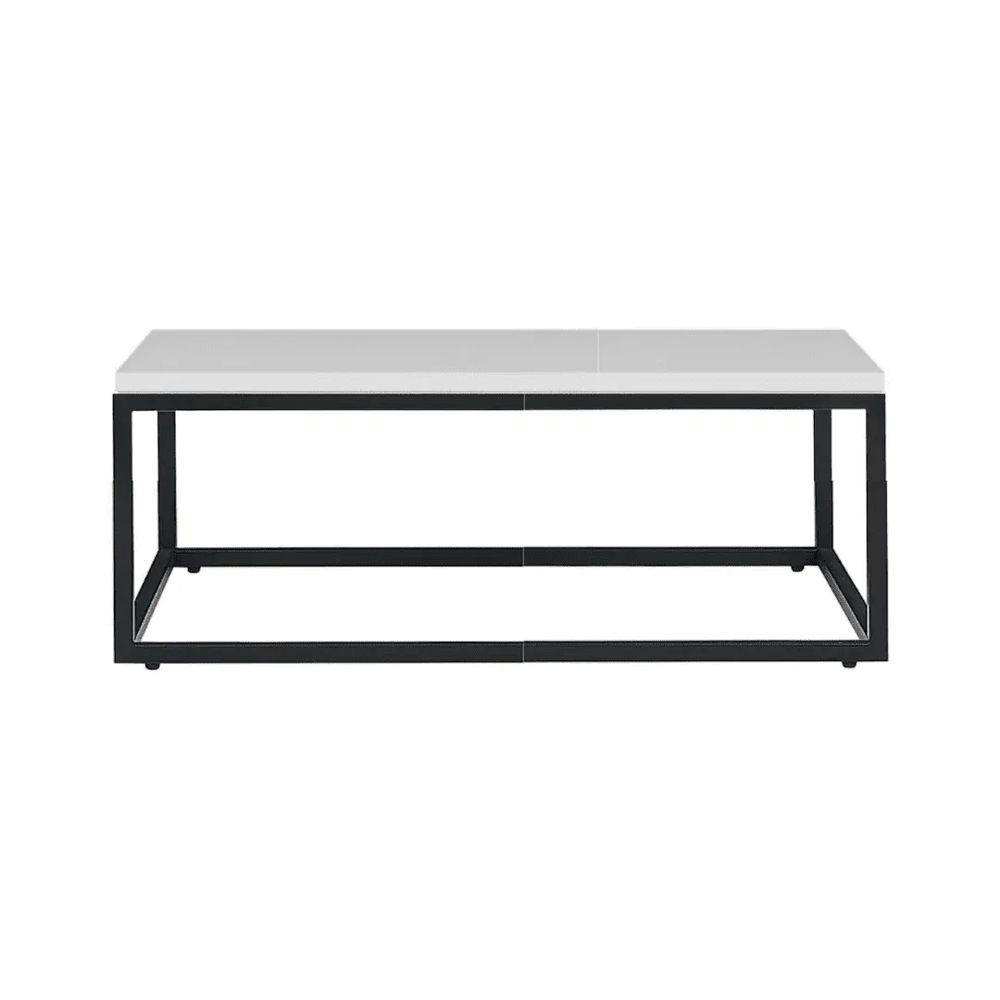 Hire Rectangular White Coffee Table w/ White Top Hire, hire Tables, near Blacktown