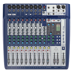 Hire Soundcraft Signature12 Mixer 8 Mic 1ST, 2 Aux, FX, in Newstead, QLD