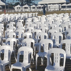 Hire White Plastic Chair Hire, in Riverstone, NSW