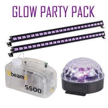 Hire Glow Party Disco Light Pack