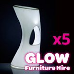 Hire Glow Stool - Package 5, in Smithfield, NSW