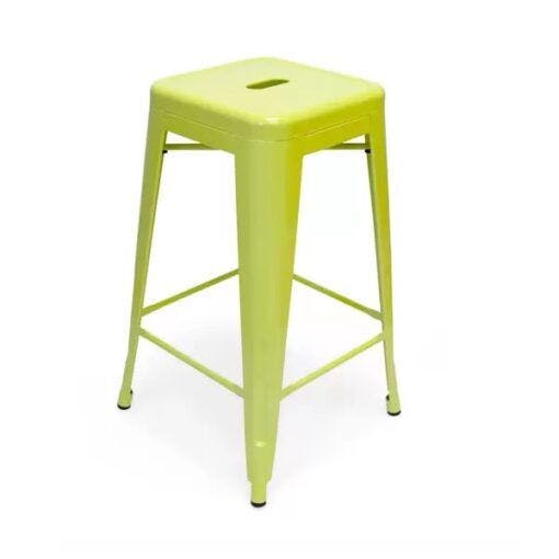 Hire Yellow Tolix Bar Stool, in Ultimo, NSW