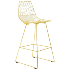Hire Gold Wire Stool Hire