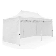Hire 3x6m Pop Up Marquee Hire with White Roof And 3 Sides