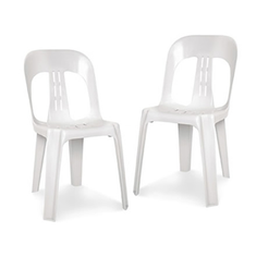 Hire White Pipee Plastic Chair