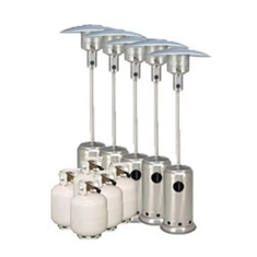 Hire Package 5 – 5 x Mushroom heater with gas bottles included, in Blacktown, NSW