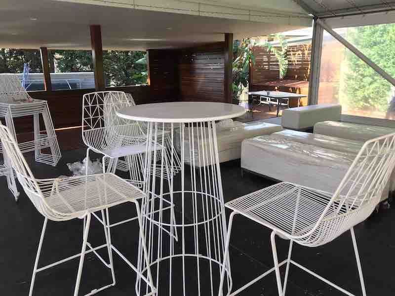 Hire White Wire Stool Hire, hire Chairs, near Blacktown image 1