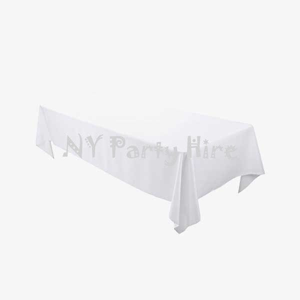 Hire Rectangular Table Cloth – White, in Castle Hill, NSW