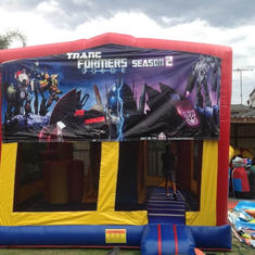 Hire TRANSFORMERS SEASON 2 JUMPING CASTLE WITH SLIDE, in Doonside, NSW