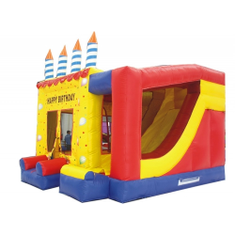 Hire Large Birthday Cake Jumping Castle