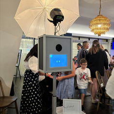 Hire Photo Booth with Umbrella, in Haberfield, NSW