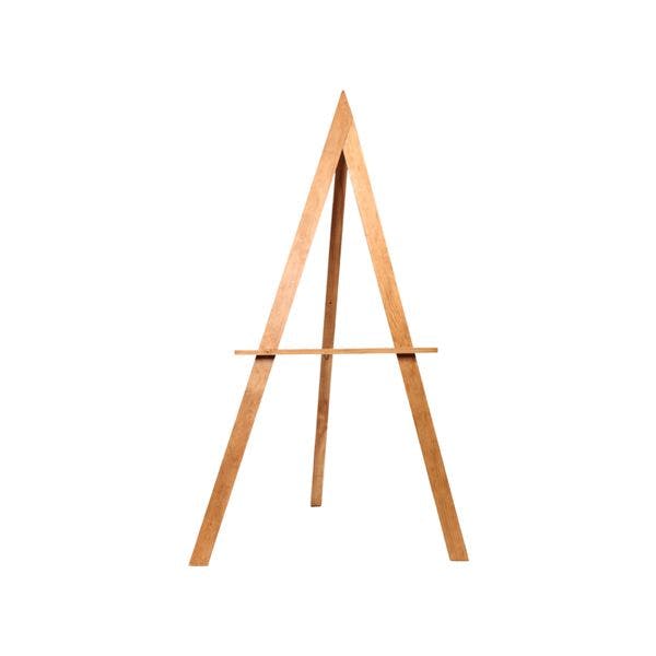Hire EASEL WOODEN A-FRAME BROWN, in Brookvale, NSW