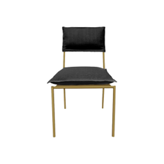 Hire BYRON CHAIR GOLD FRAME BLACK VELVET CUSHIONS, in Brookvale, NSW