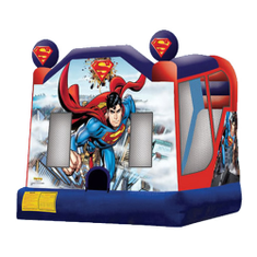 Hire Large Superman Combo Jumping Castle
