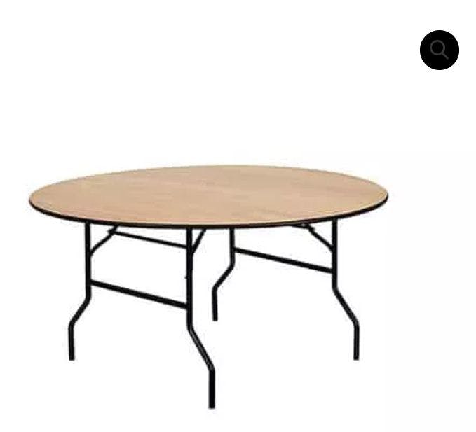 Hire Wooden Round Table Hire 5 Feet, hire Tables, near Riverstone