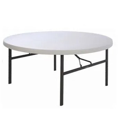 Hire Plastic Round Tables (5ft), in Riverstone, NSW