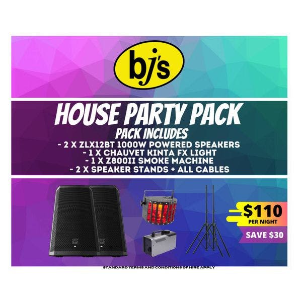 Hire House Party Pack, in Newstead, QLD