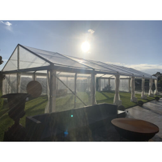 Hire 8m x 18m Clear Framed Marquee