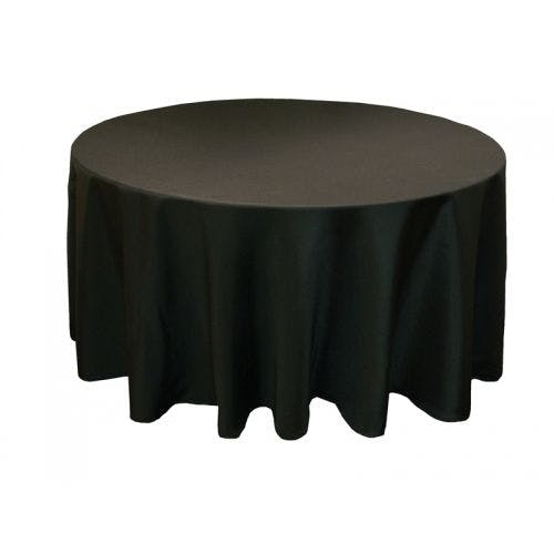 Hire Round Black Table Cloth, in Chullora, NSW