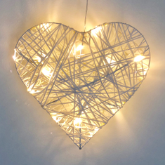 Hire Hanging Heart with Lights, in Seaforth, NSW