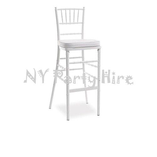 Hire White Tiffany Bar Chairs, in Castle Hill, NSW