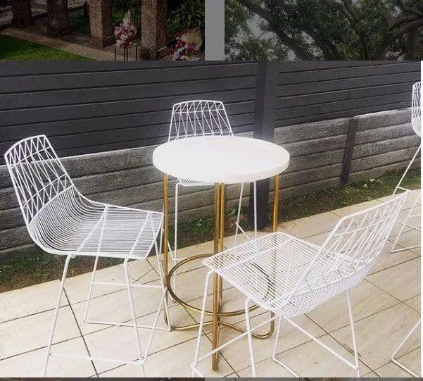 Hire White Wire Stool Hire, hire Chairs, near Blacktown image 2
