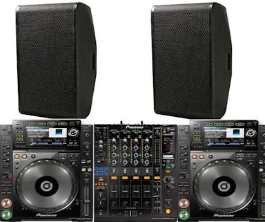Hire 2 x CDJs, 1 x DJM, 2 x DJ Bluetooth Speakers