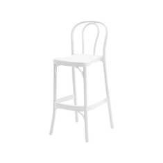 Hire THONET BENTWOOD RESIN BAR STOOL WHITE, in Brookvale, NSW